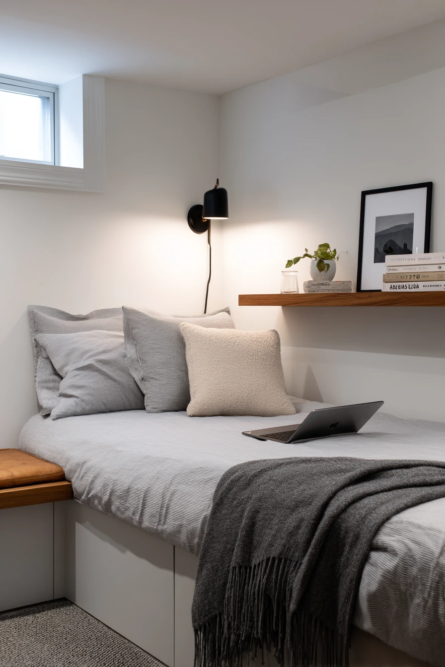 basement bedroom ideas 24