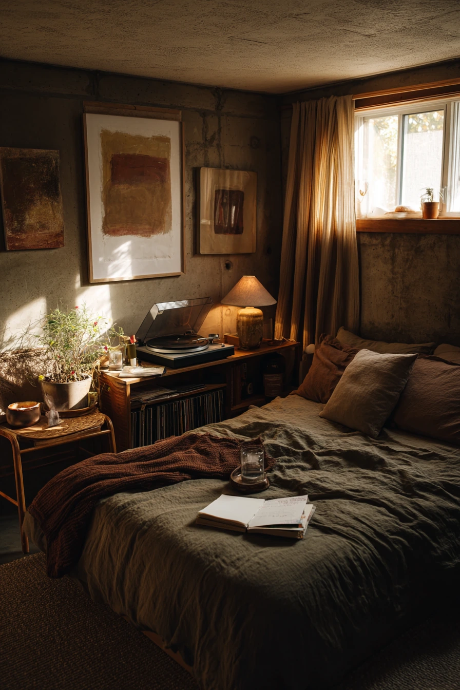 basement bedroom ideas 38