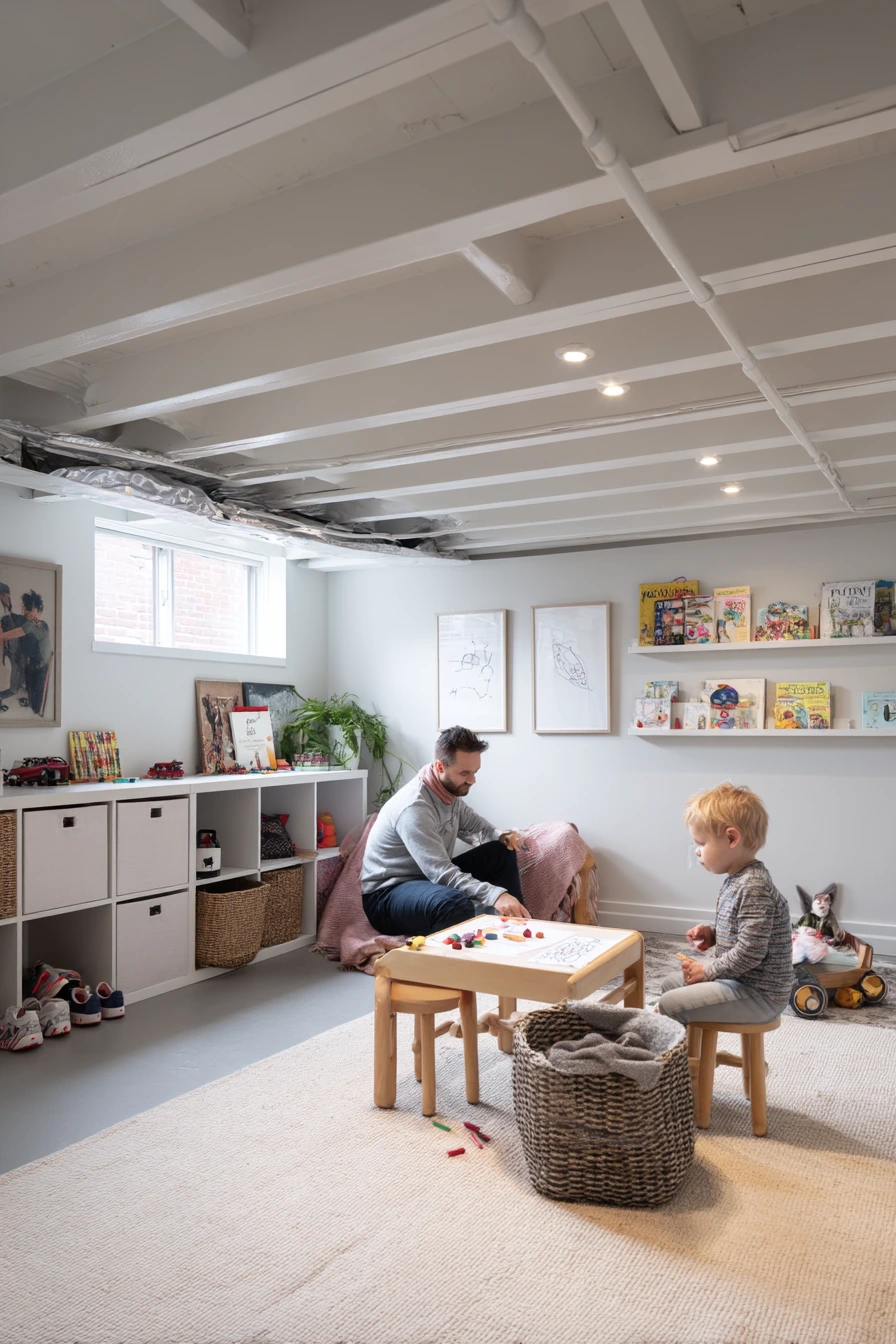 basement ceiling ideas 18
