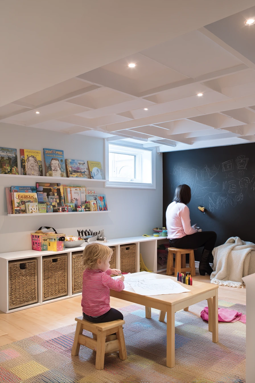 basement ceiling ideas 20