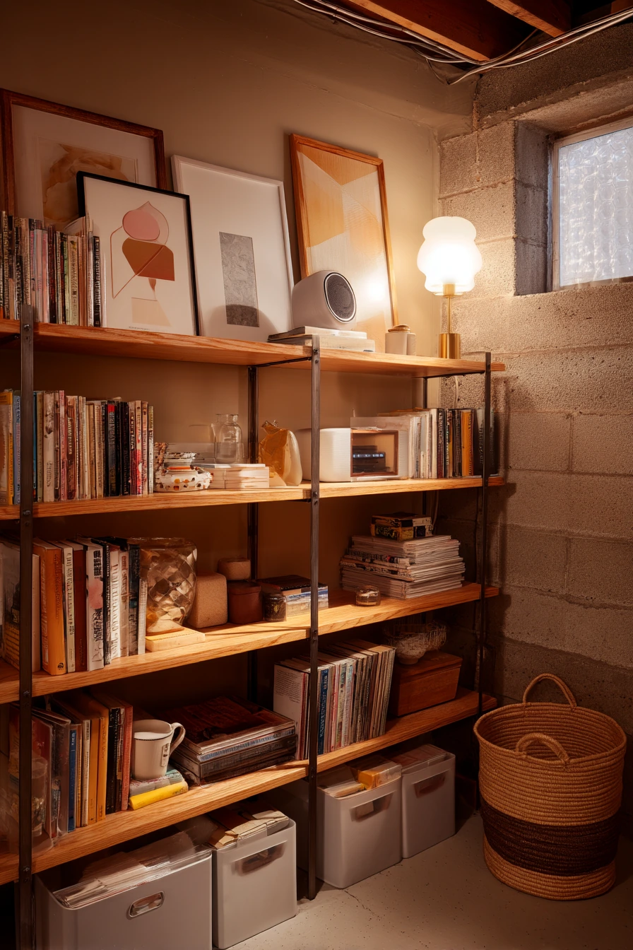 basement shelving ideas 12