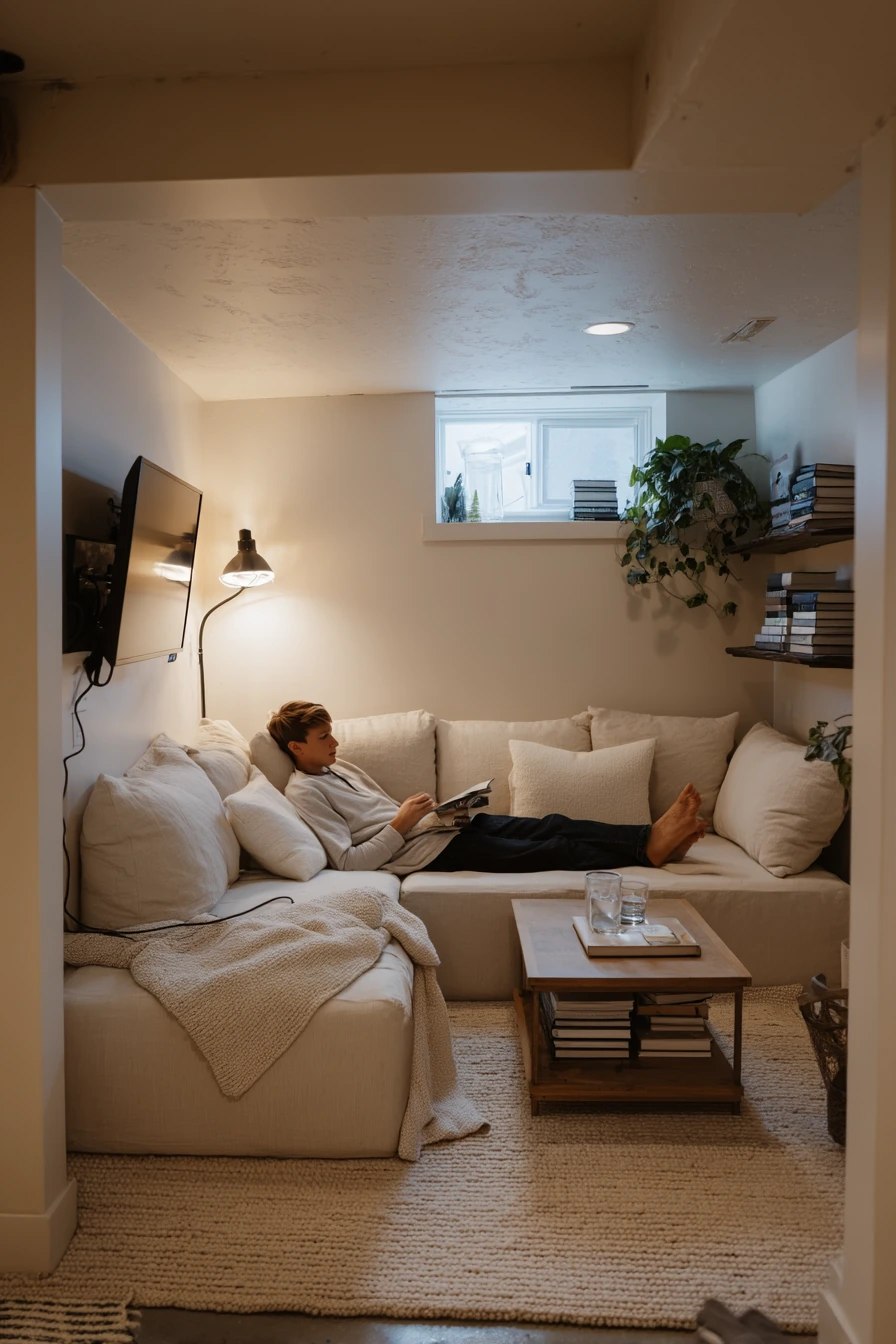 basement studio apartment ideas 1