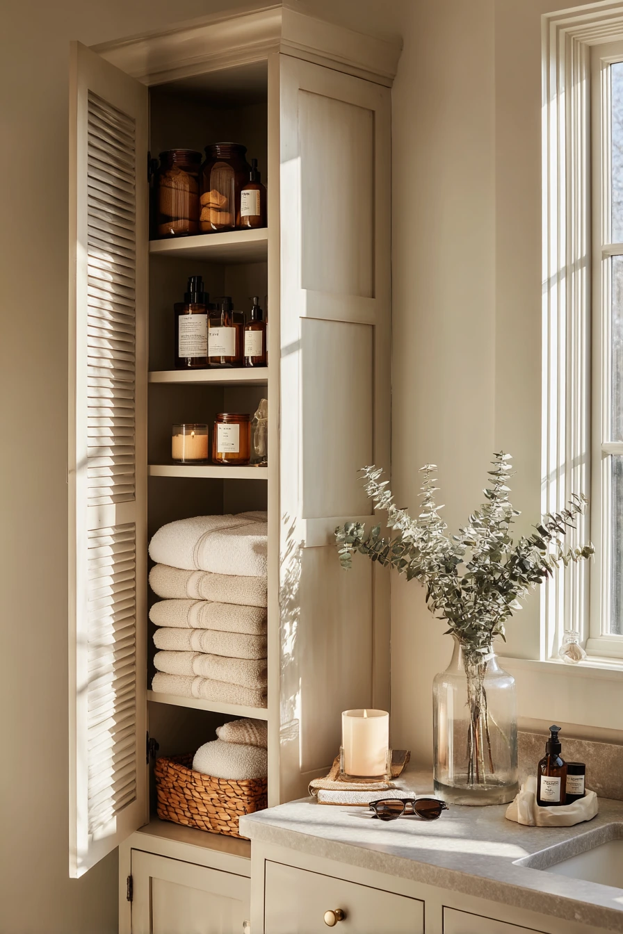 bathroom cabinet ideas 23