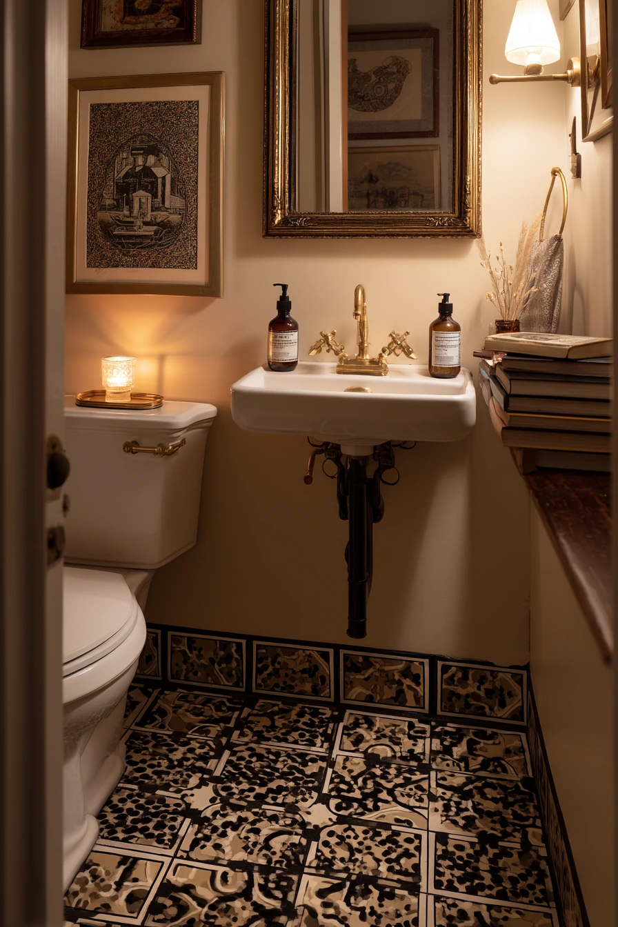 bathroom floor tile ideas 22