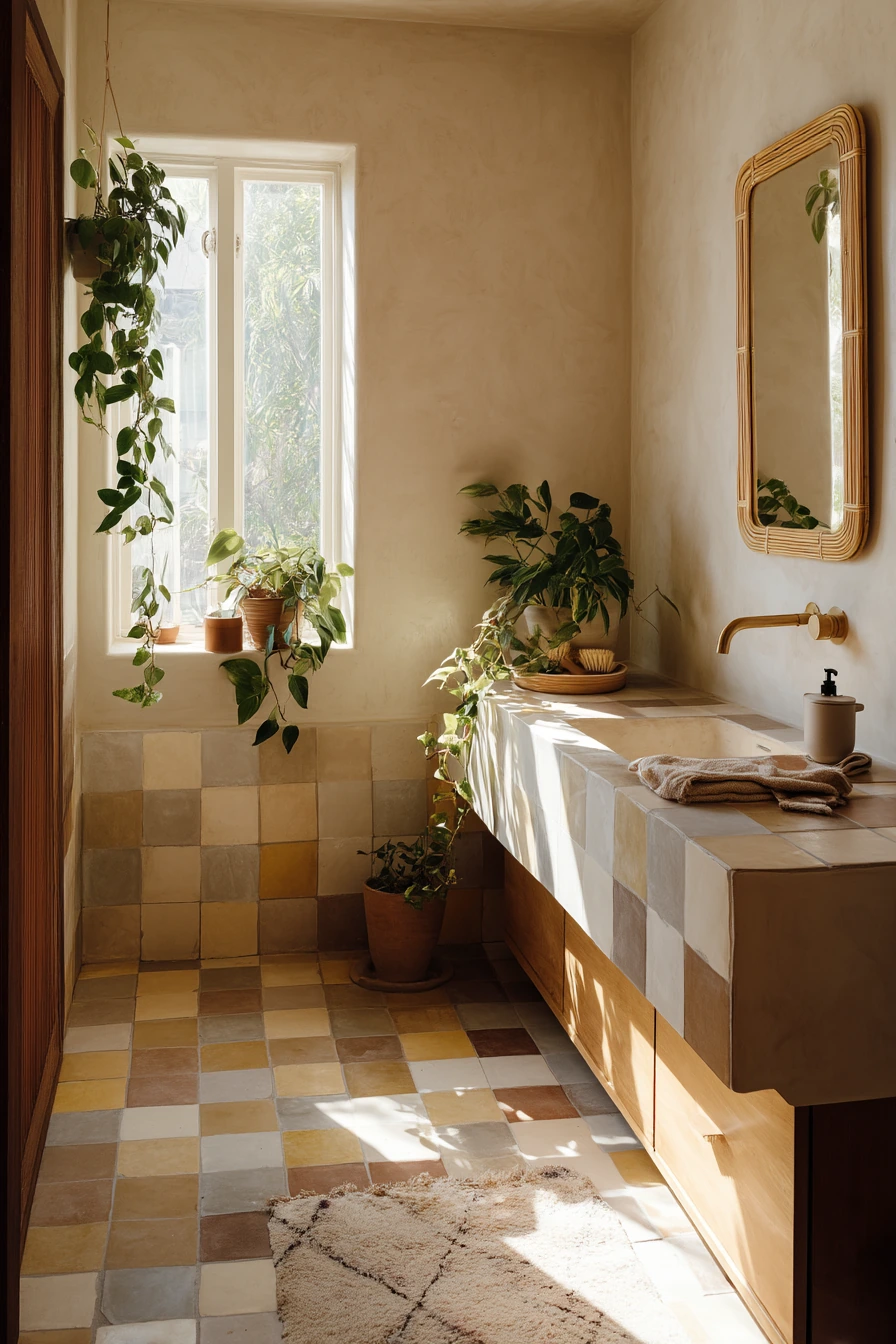 bathroom floor tile ideas 32
