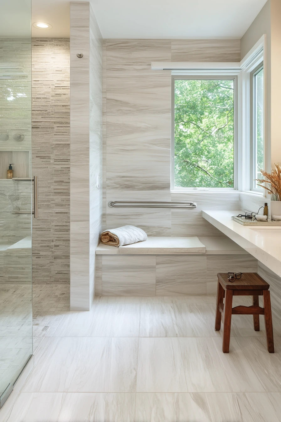 bathroom floor tile ideas 33
