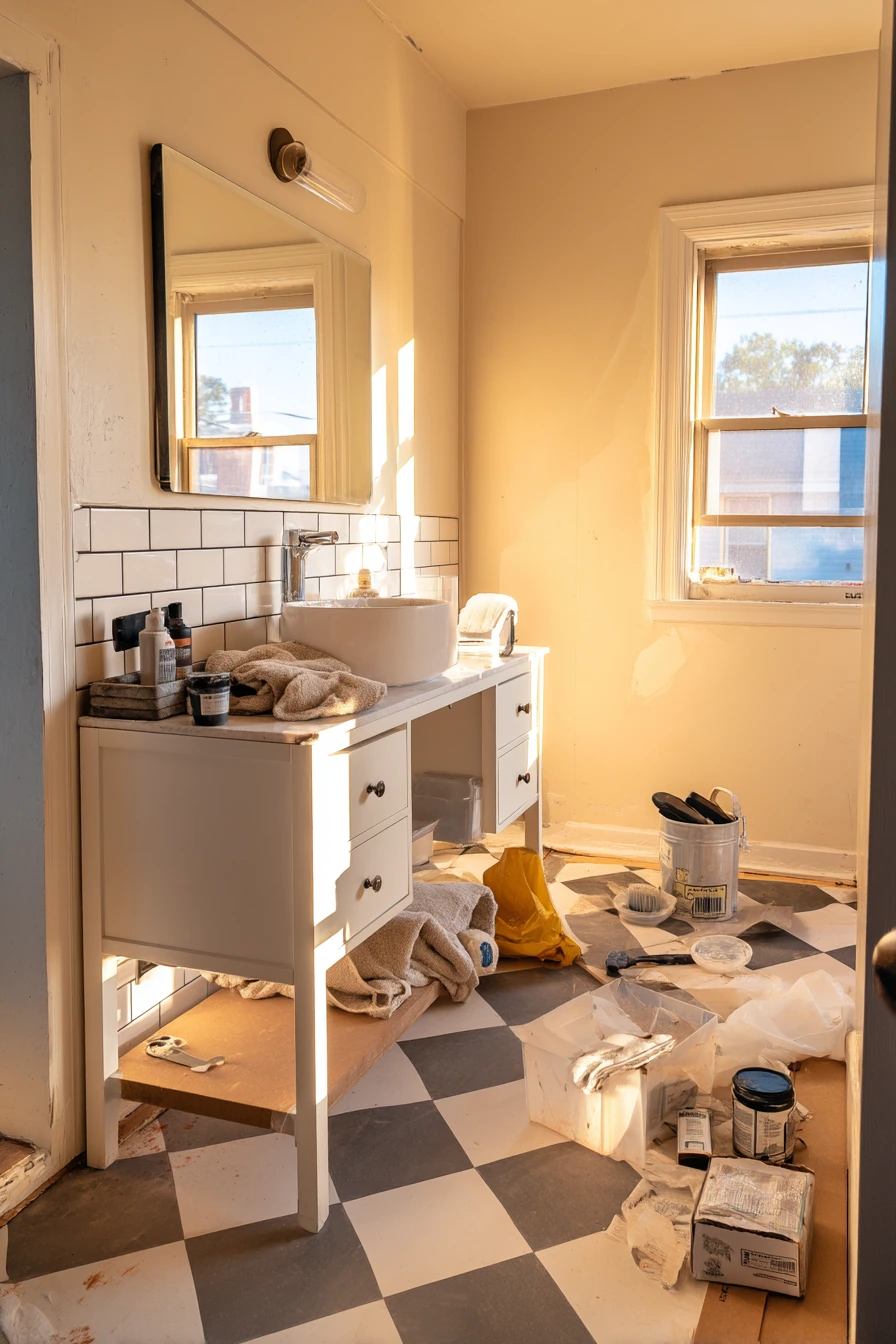 bathroom floor tile ideas 38
