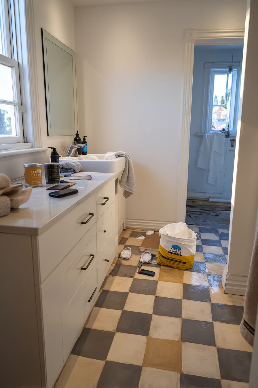 bathroom floor tile ideas 40