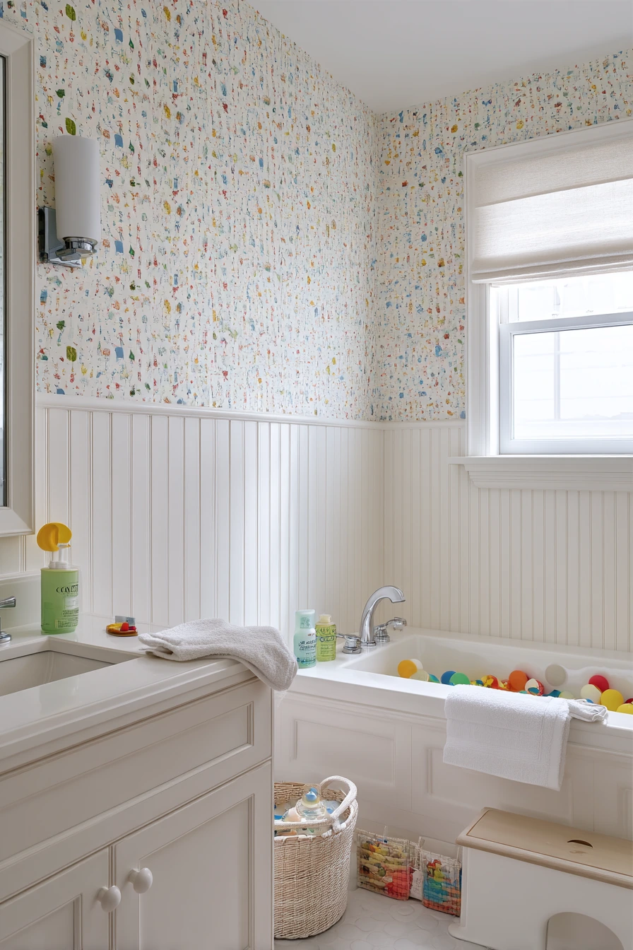 bathroom wallpaper ideas 11