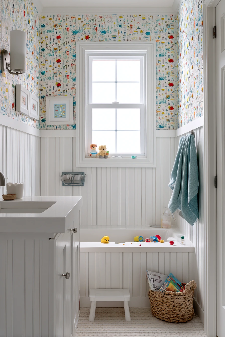 bathroom wallpaper ideas 12