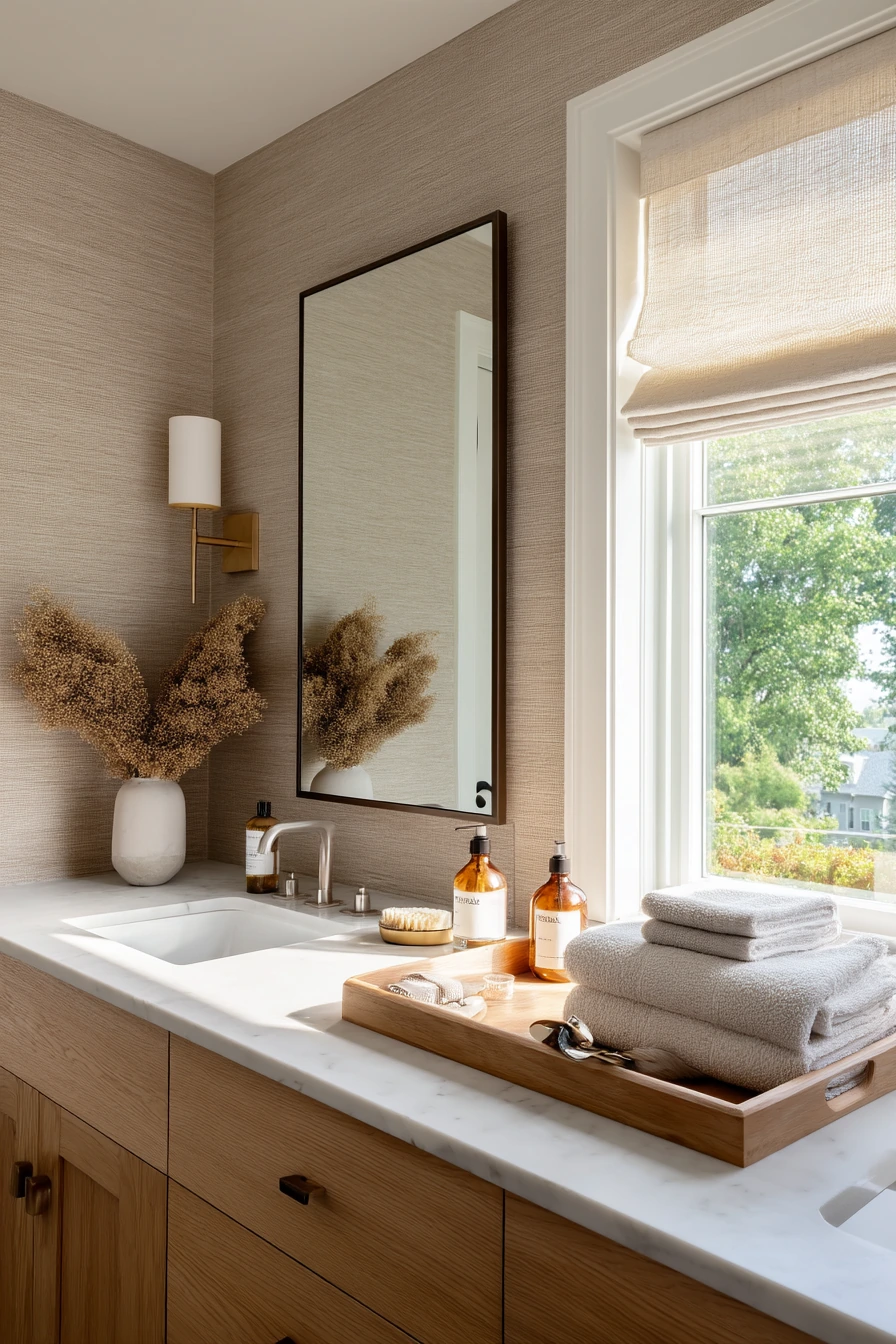 bathroom wallpaper ideas 18