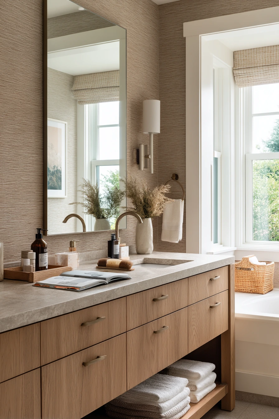 bathroom wallpaper ideas 19