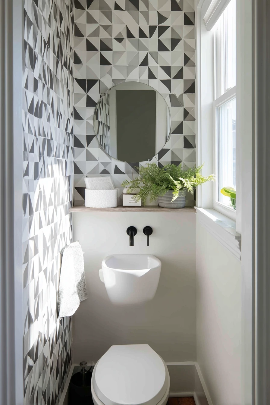 bathroom wallpaper ideas 21