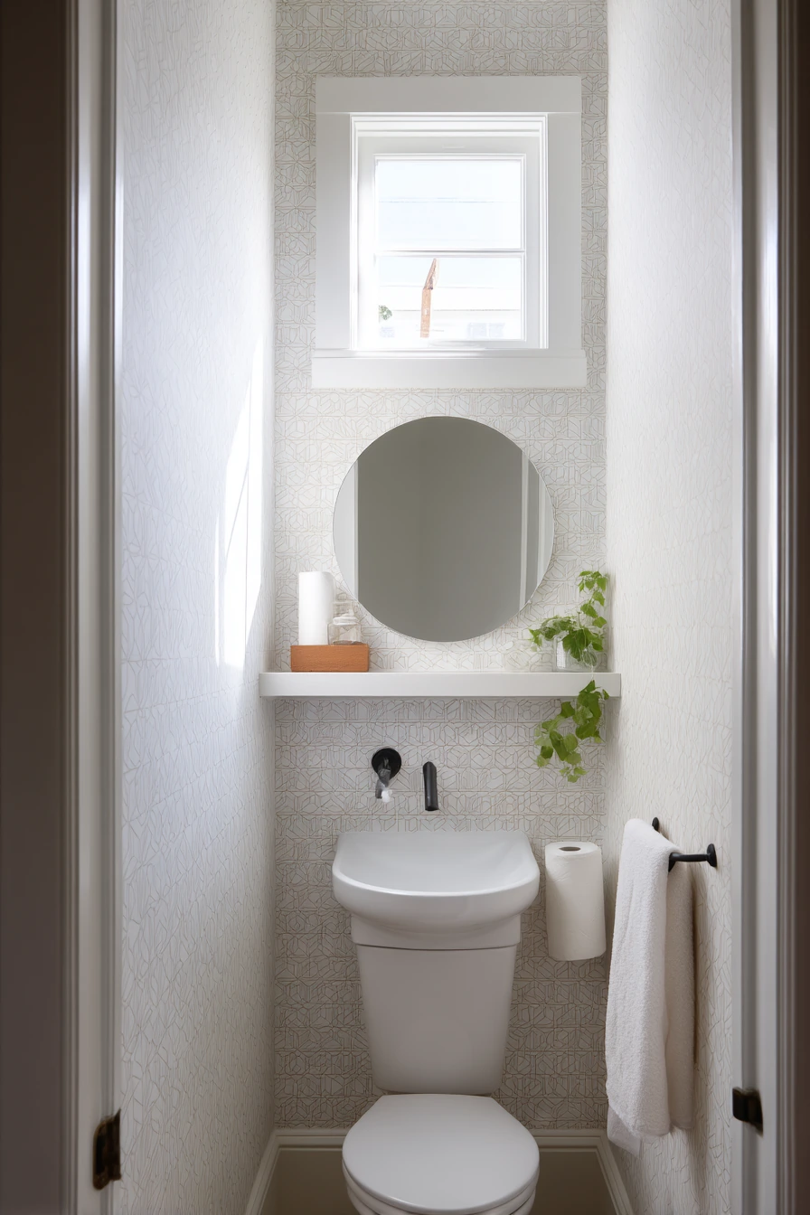 bathroom wallpaper ideas 22