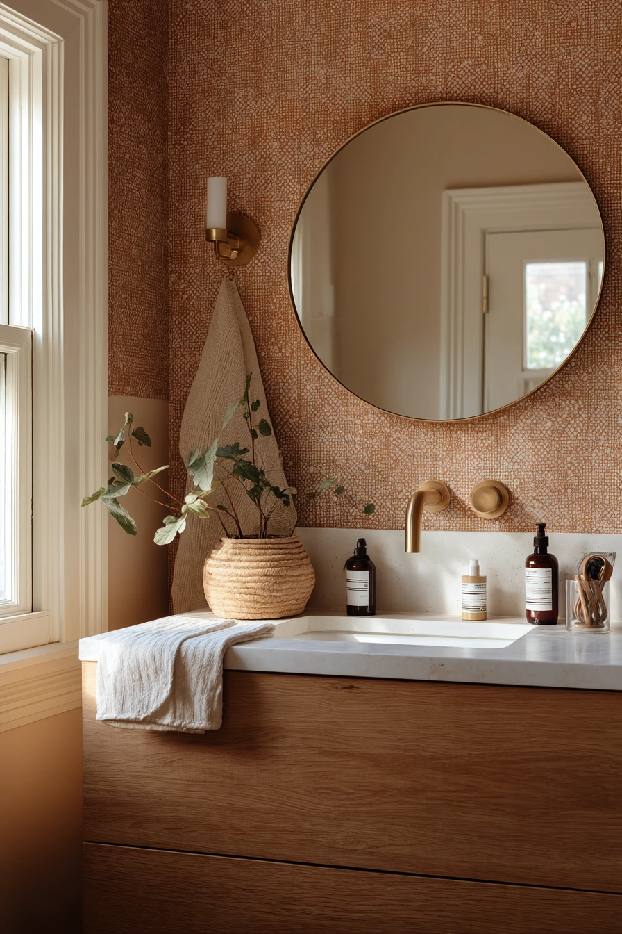 bathroom wallpaper ideas 28