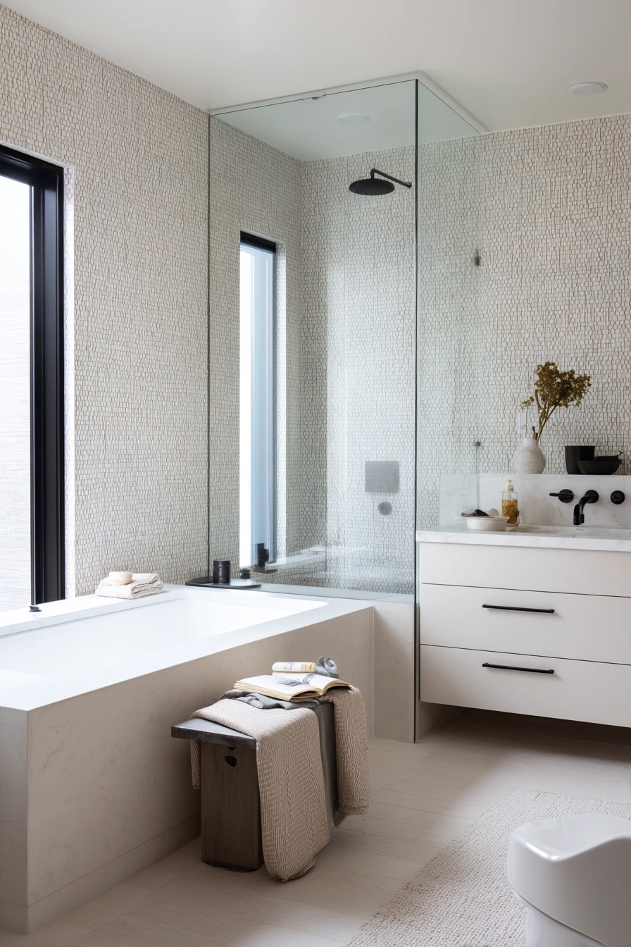 bathroom wallpaper ideas 30