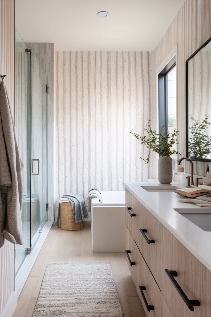 bathroom wallpaper ideas 31