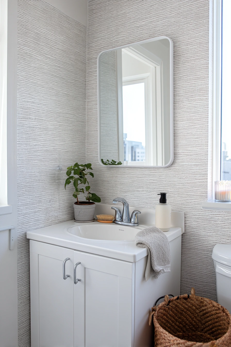 bathroom wallpaper ideas 36