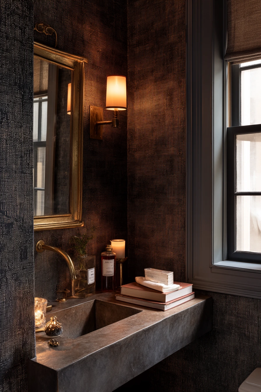 bathroom wallpaper ideas 38