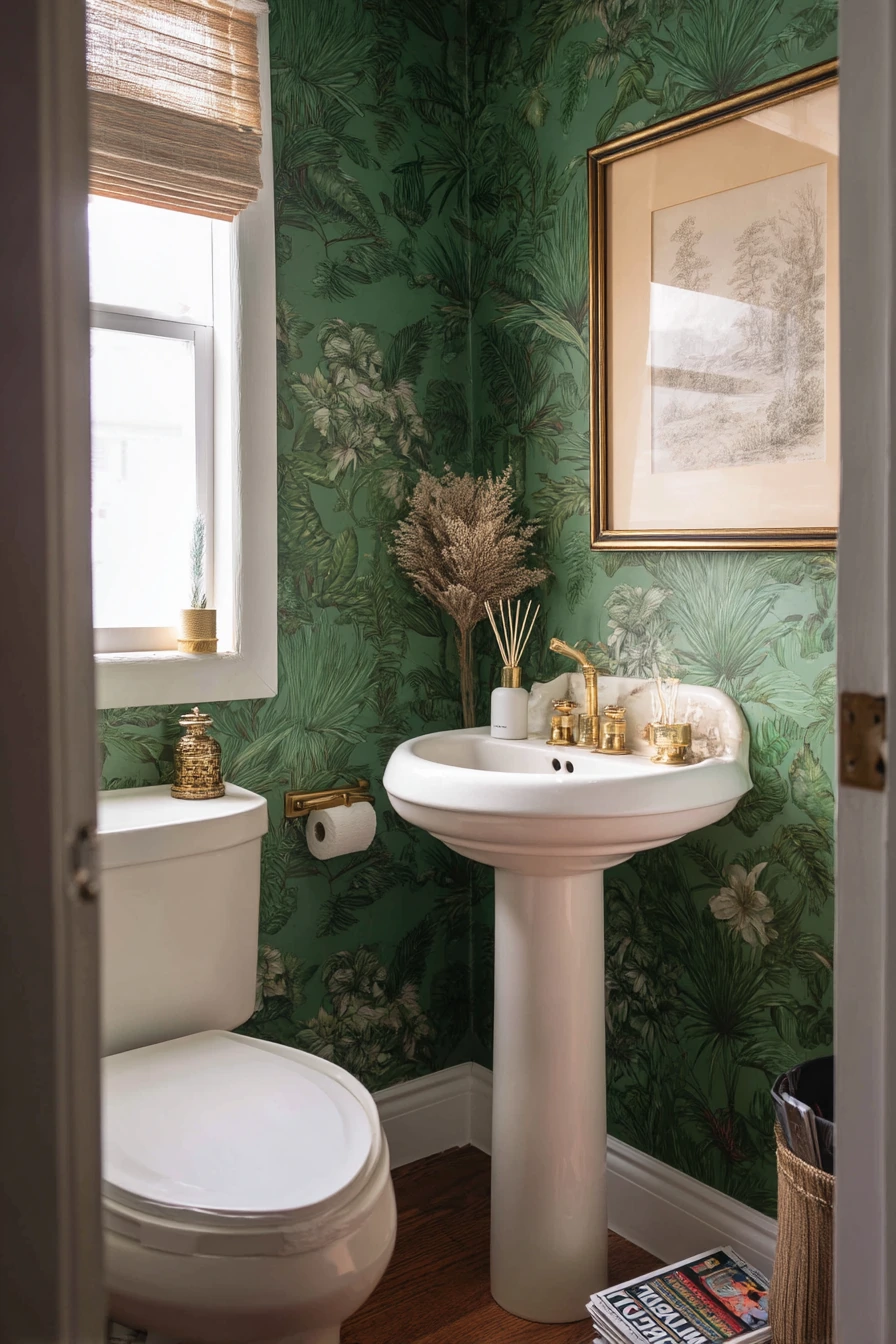 bathroom wallpaper ideas 4