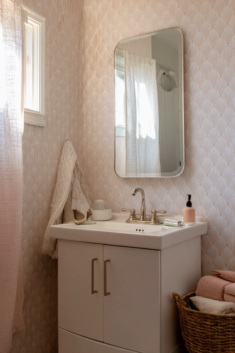 bathroom wallpaper ideas 7