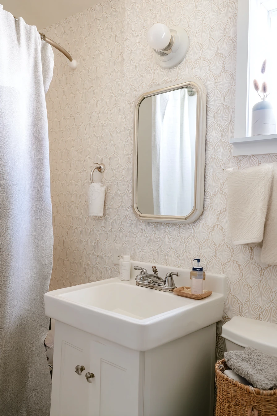 bathroom wallpaper ideas 8