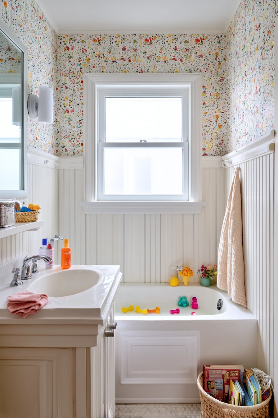 bathroom wallpaper ideas 9