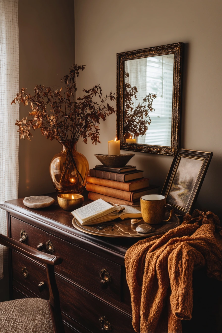 bedroom dresser decor ideas 23