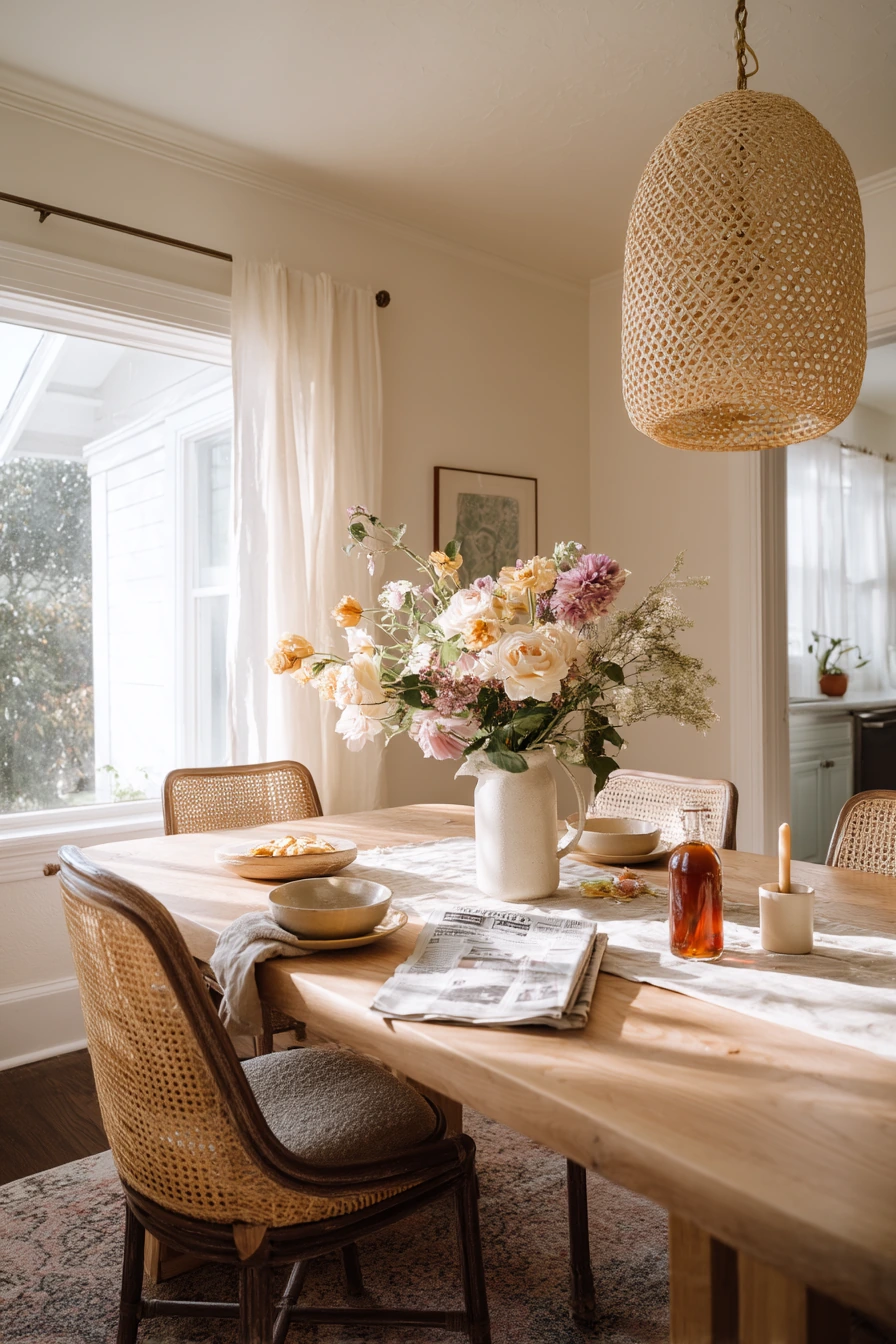 boho dining room ideas 19