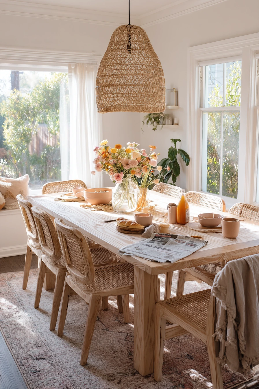 boho dining room ideas 20
