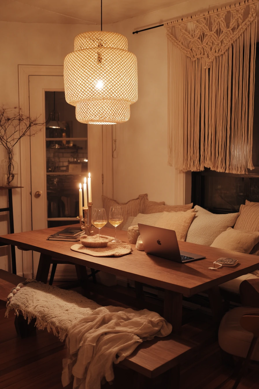 boho dining room ideas 21
