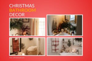 christmas bathroom decor