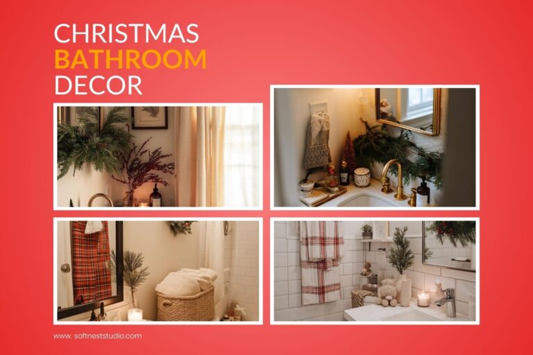 christmas bathroom decor
