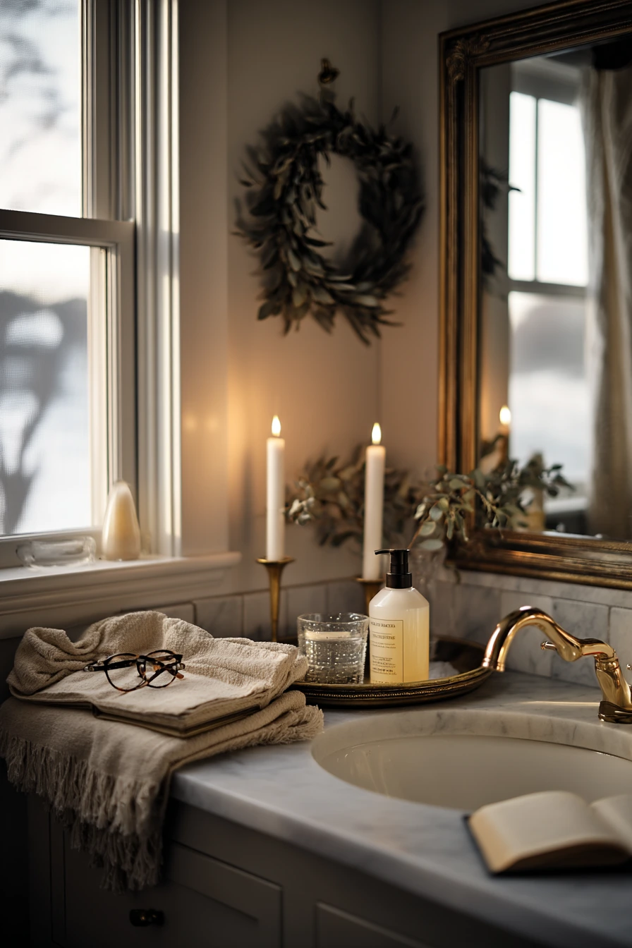 christmas bathroom decor 11