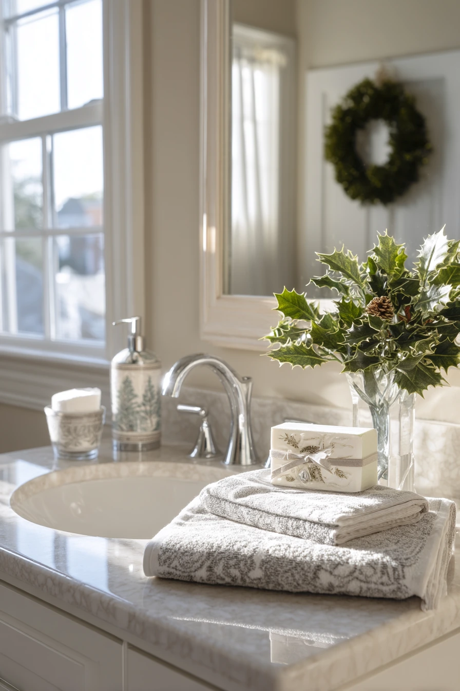 christmas bathroom decor 13