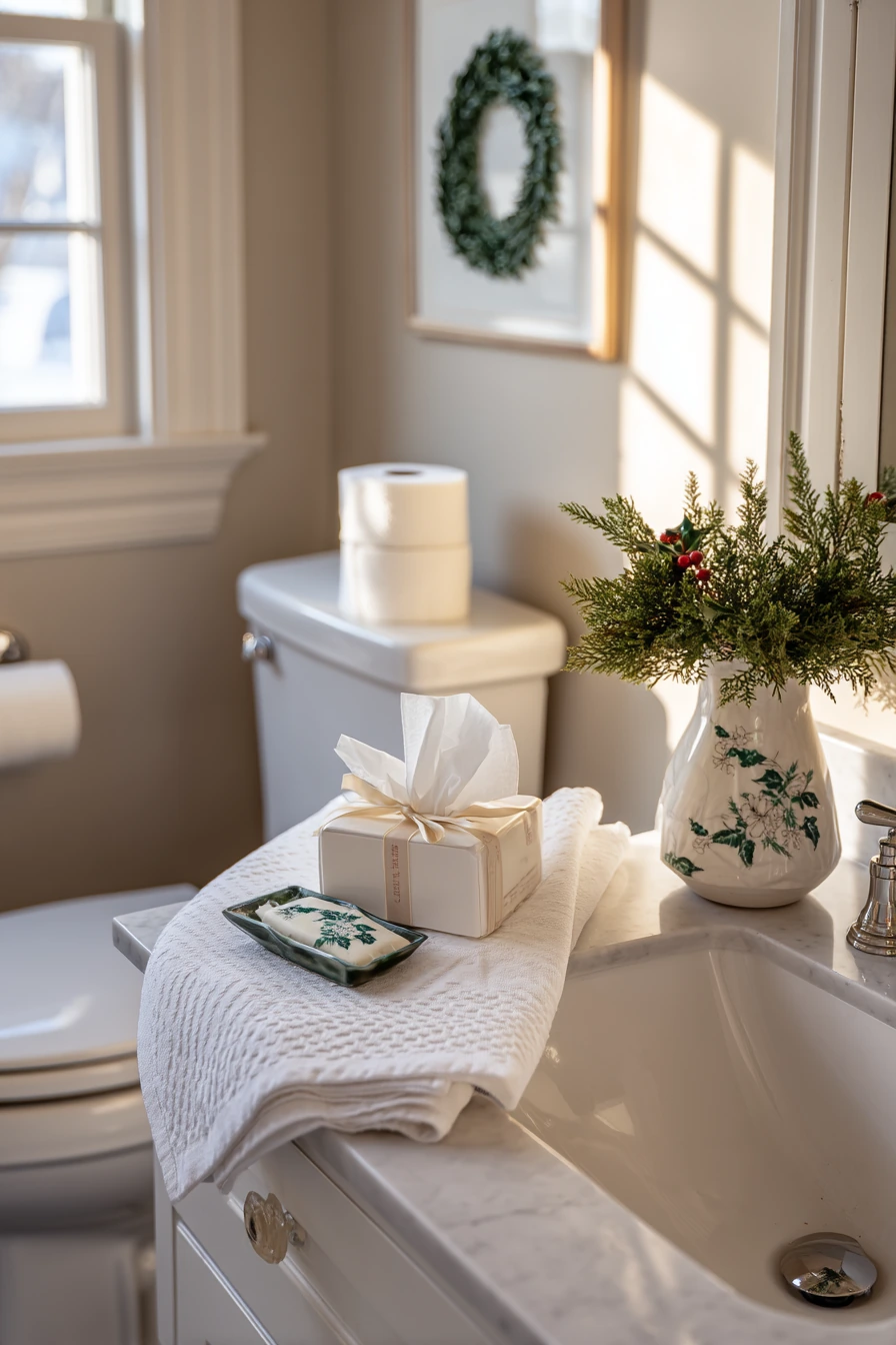 christmas bathroom decor 15