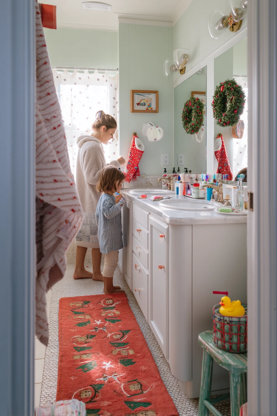 christmas bathroom decor 17