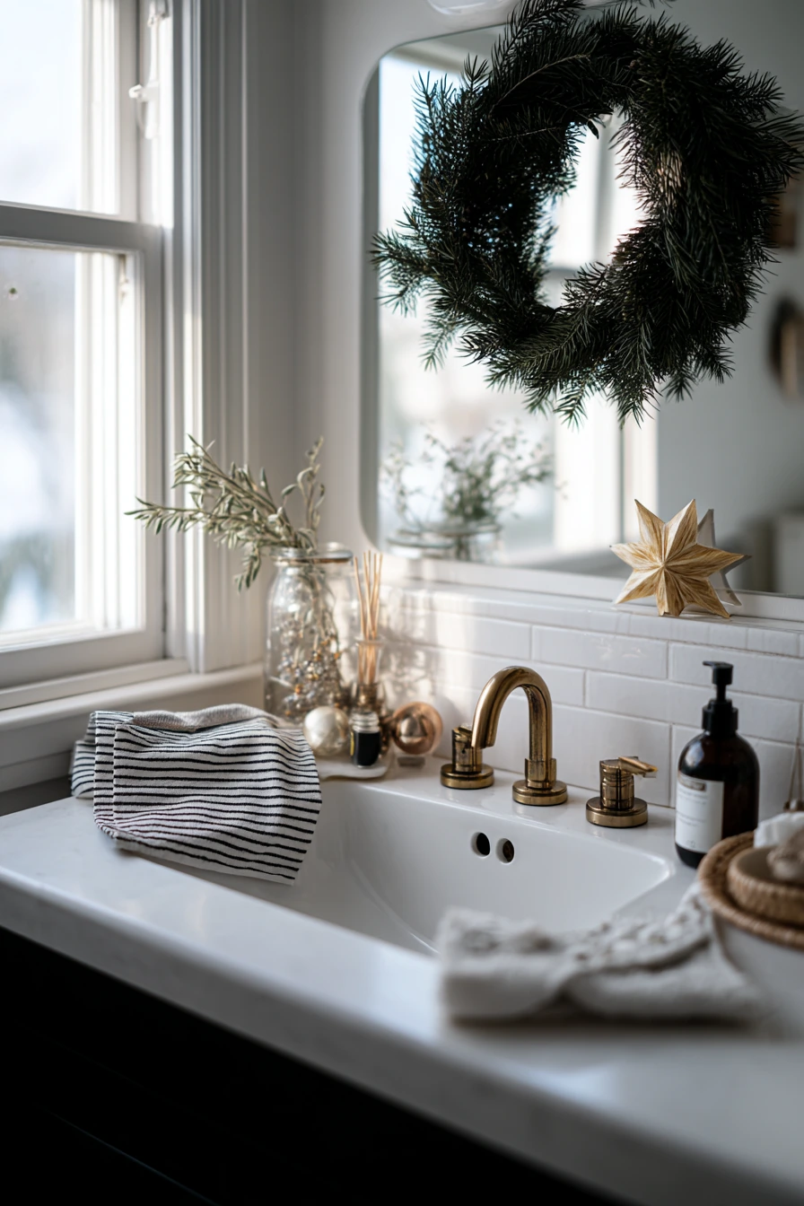 christmas bathroom decor 23