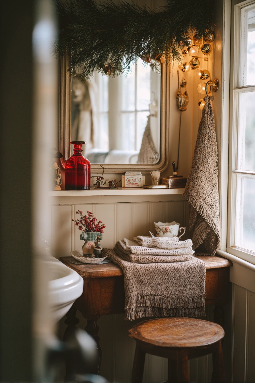 christmas bathroom decor 25