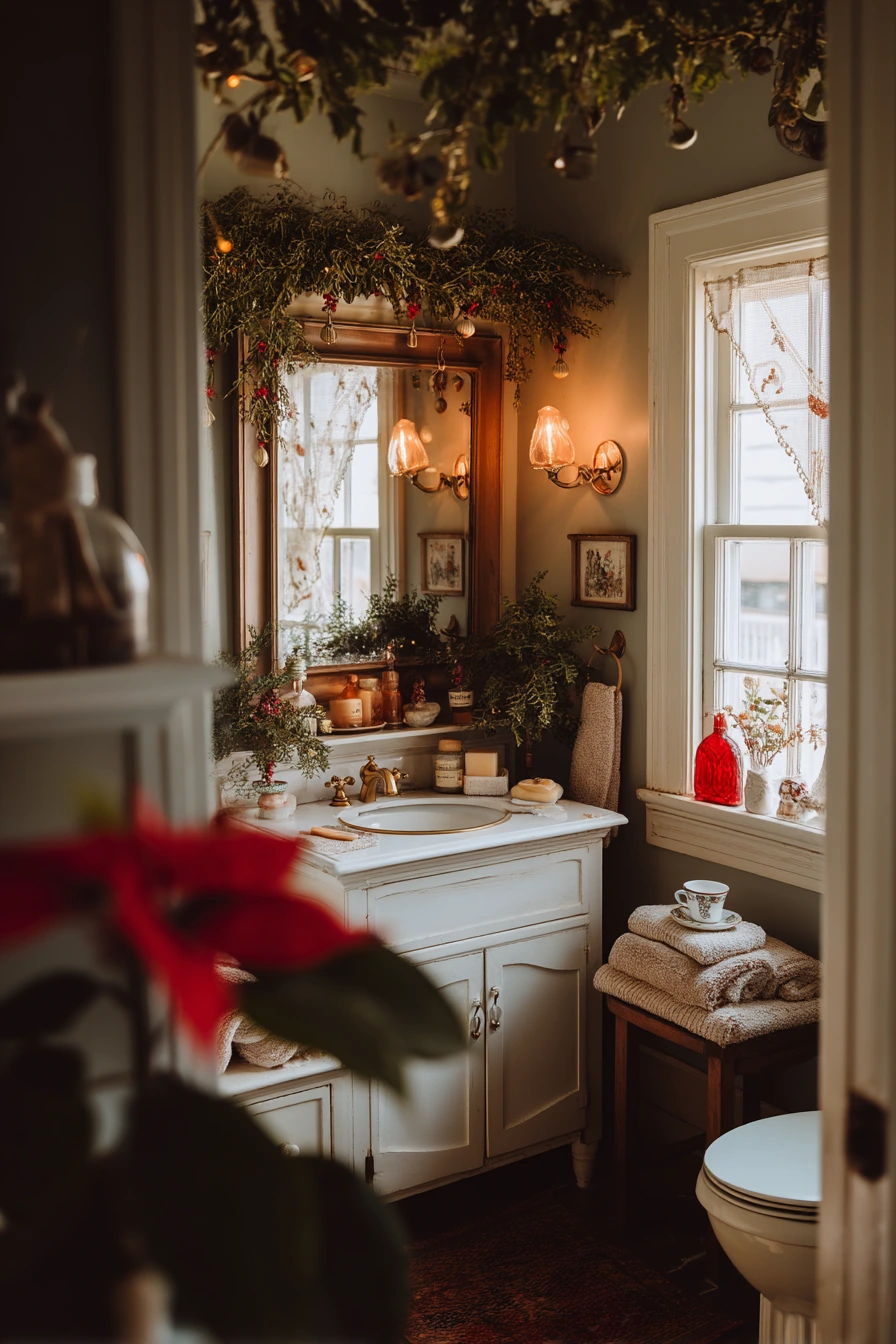 christmas bathroom decor 27