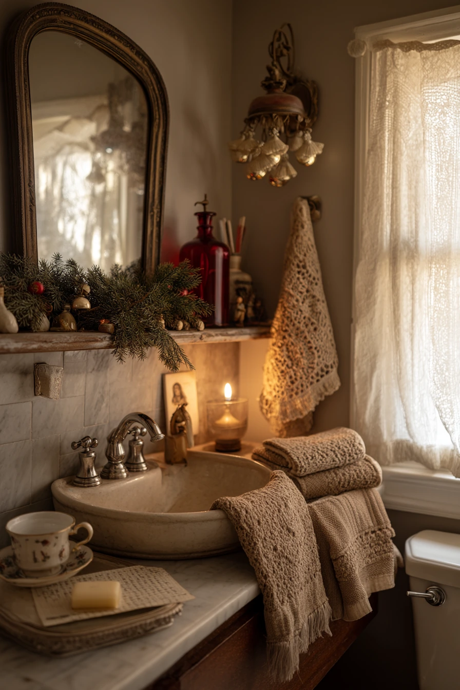 christmas bathroom decor 28