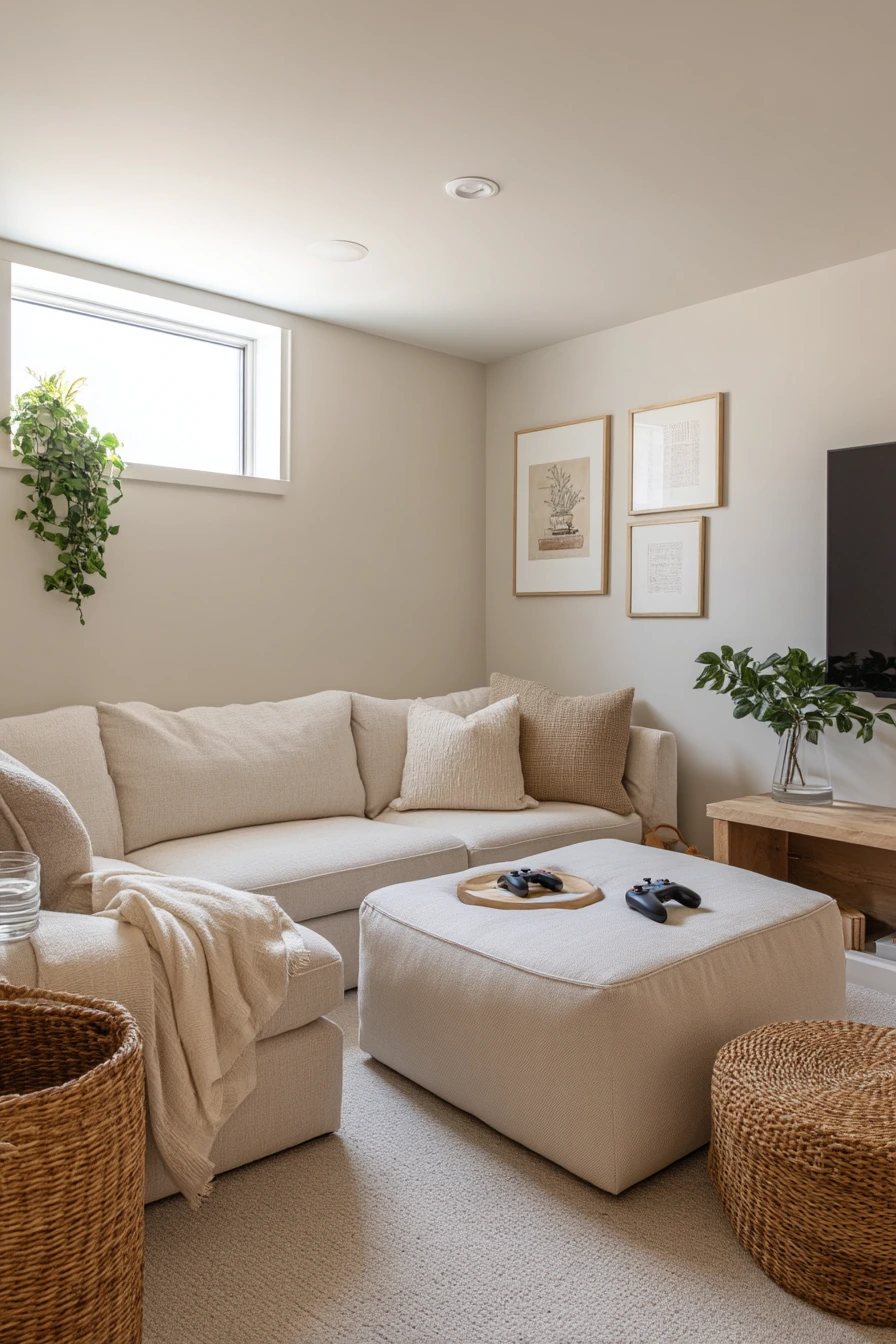 cinder block basement wall ideas 4