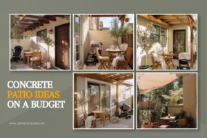 concrete patio ideas on a budget