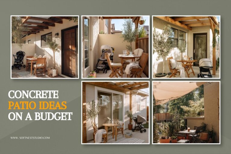 concrete patio ideas on a budget