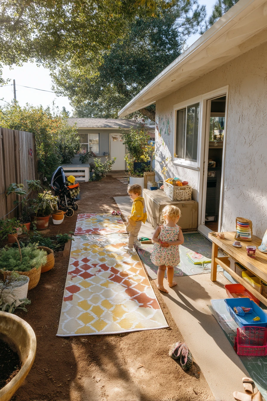 concrete patio ideas on a budget 19