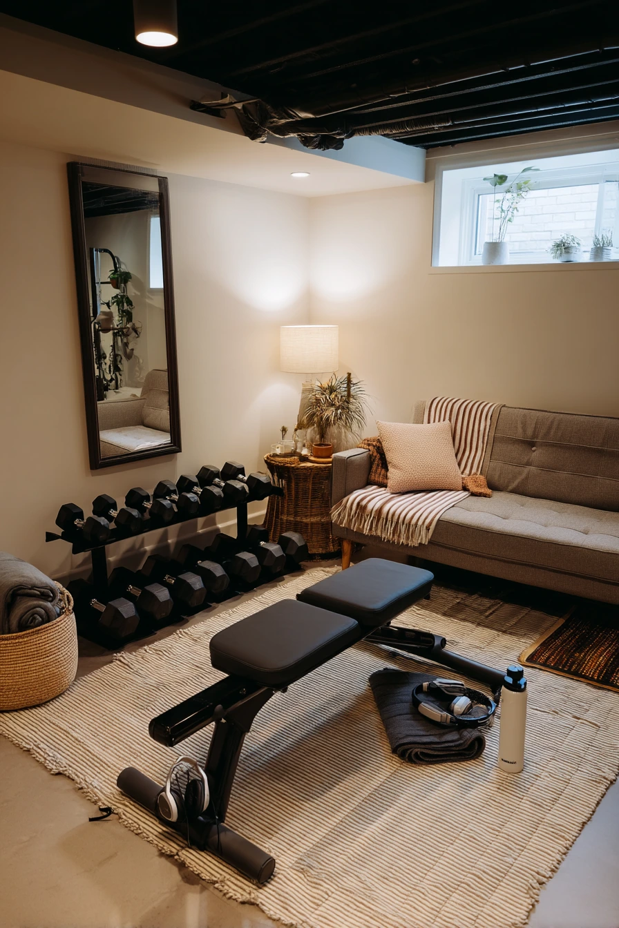 cozy basement ideas 21
