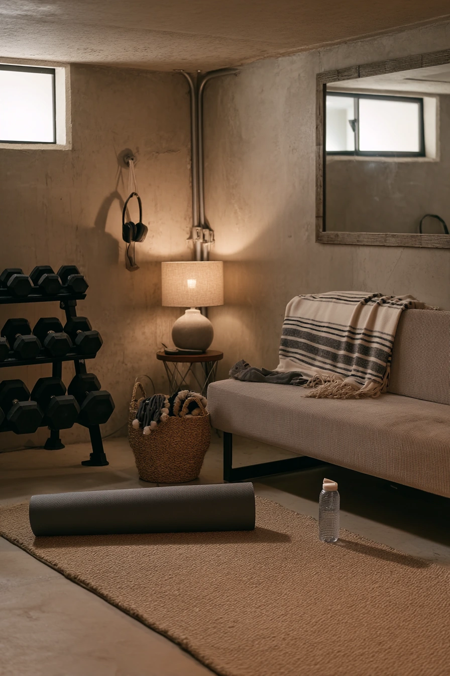 cozy basement ideas 24