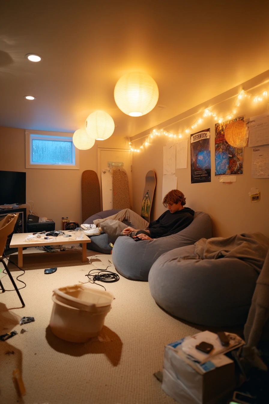 cozy basement ideas 32