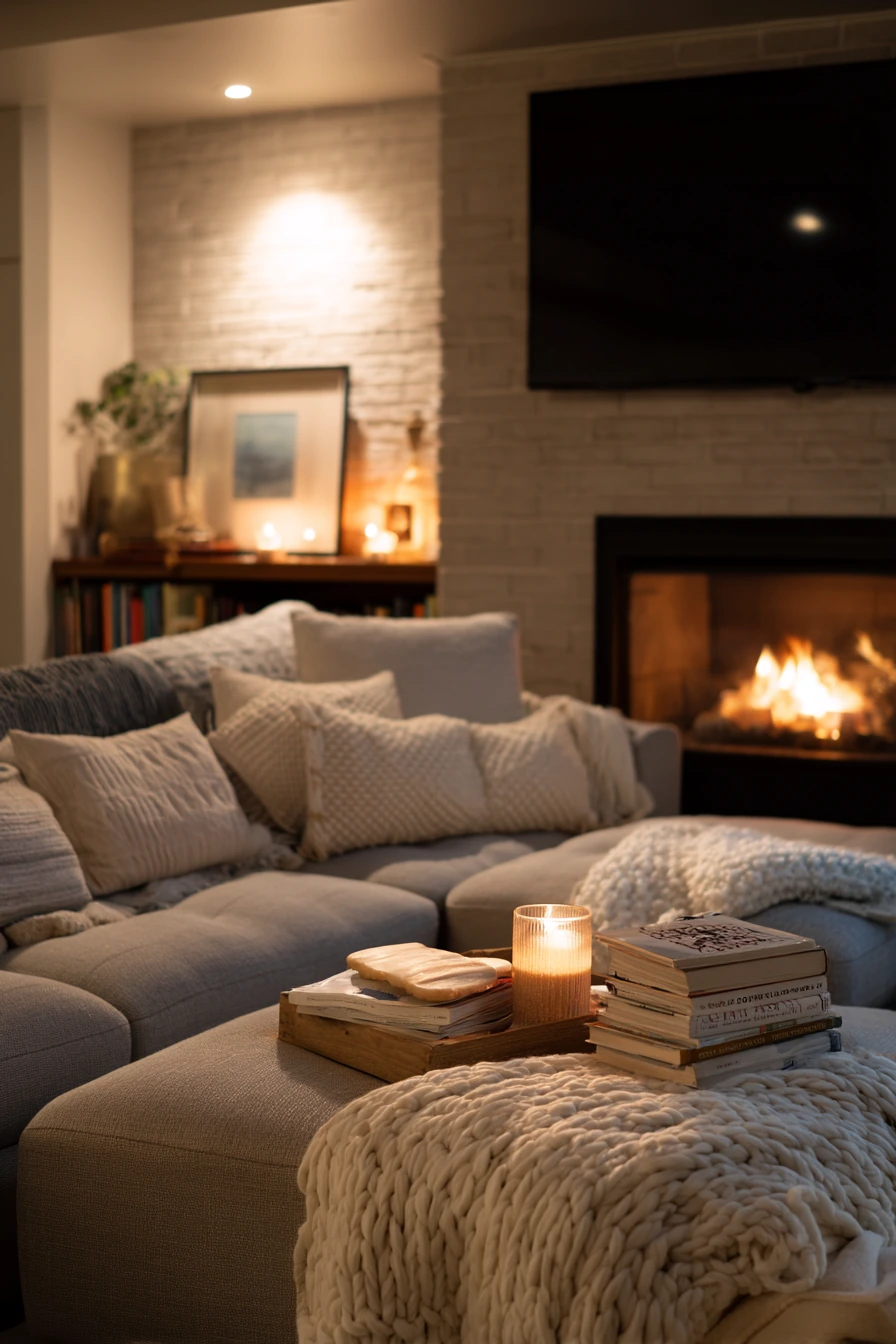 cozy basement ideas 39