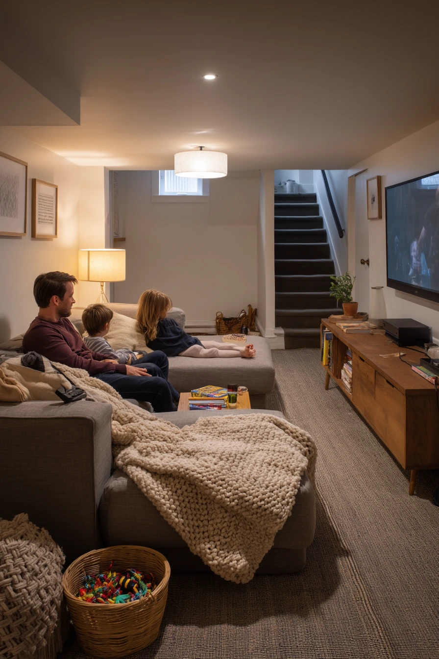 cozy basement ideas 4